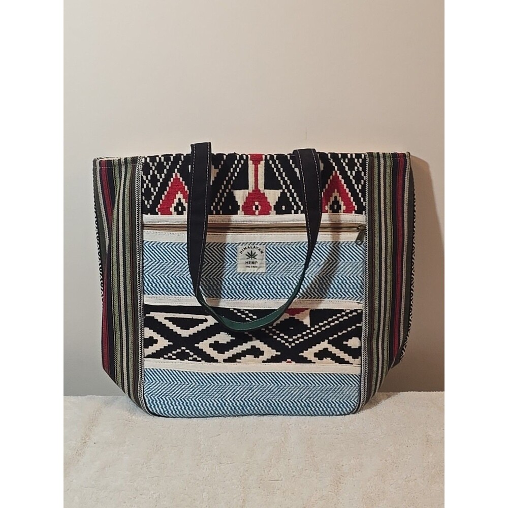 Himalayan Hemp Large Tote Bag 12x14x5